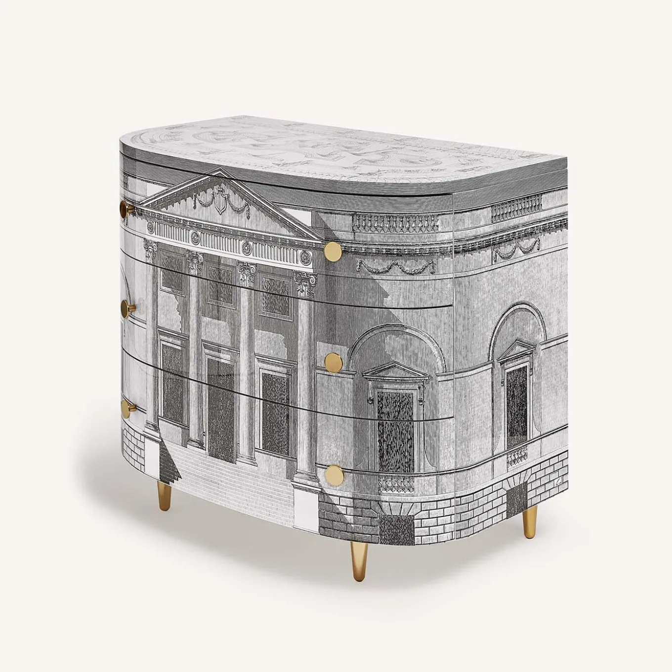 Cassettiera curva Palladiana