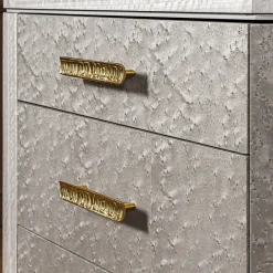 Cassettiera in acero ed eucalipto