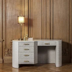 Cassettiera in acero ed eucalipto