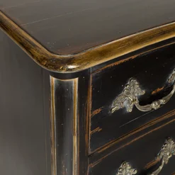 Cassettiera nera Luigi XV