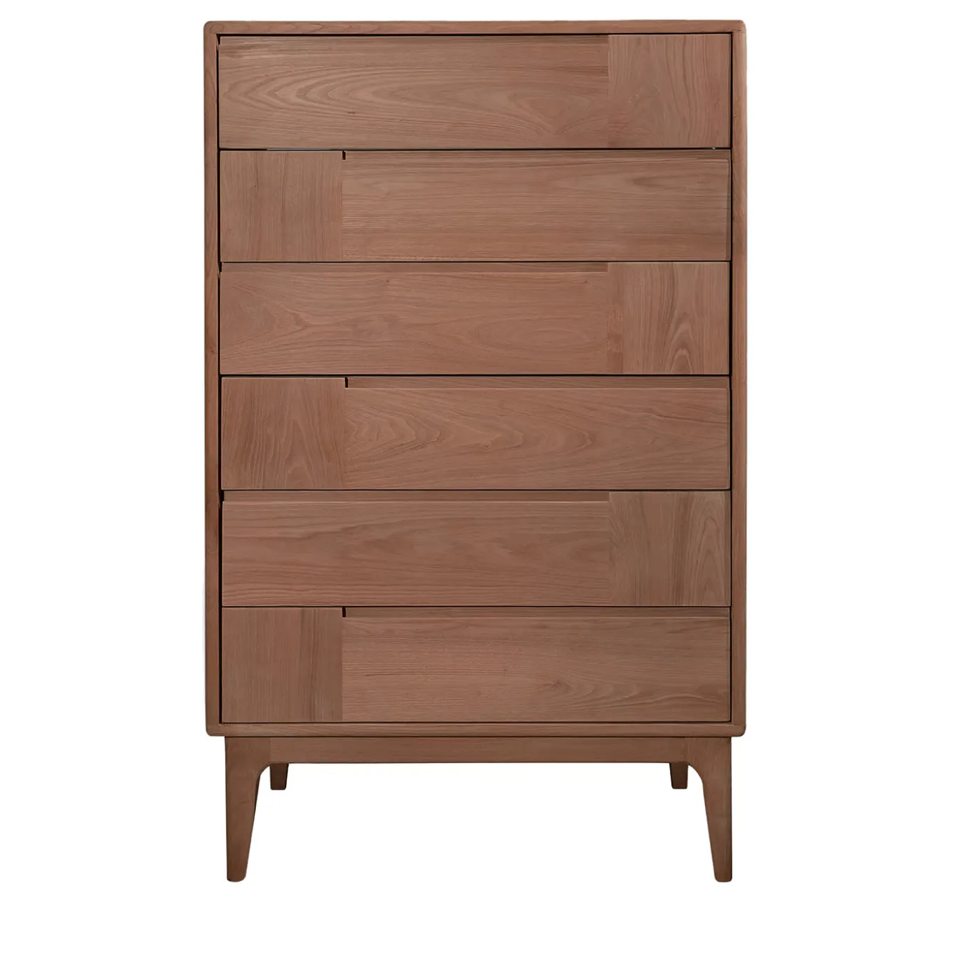 Cassettone scandinavo marrone a sei cassetti Dovetail