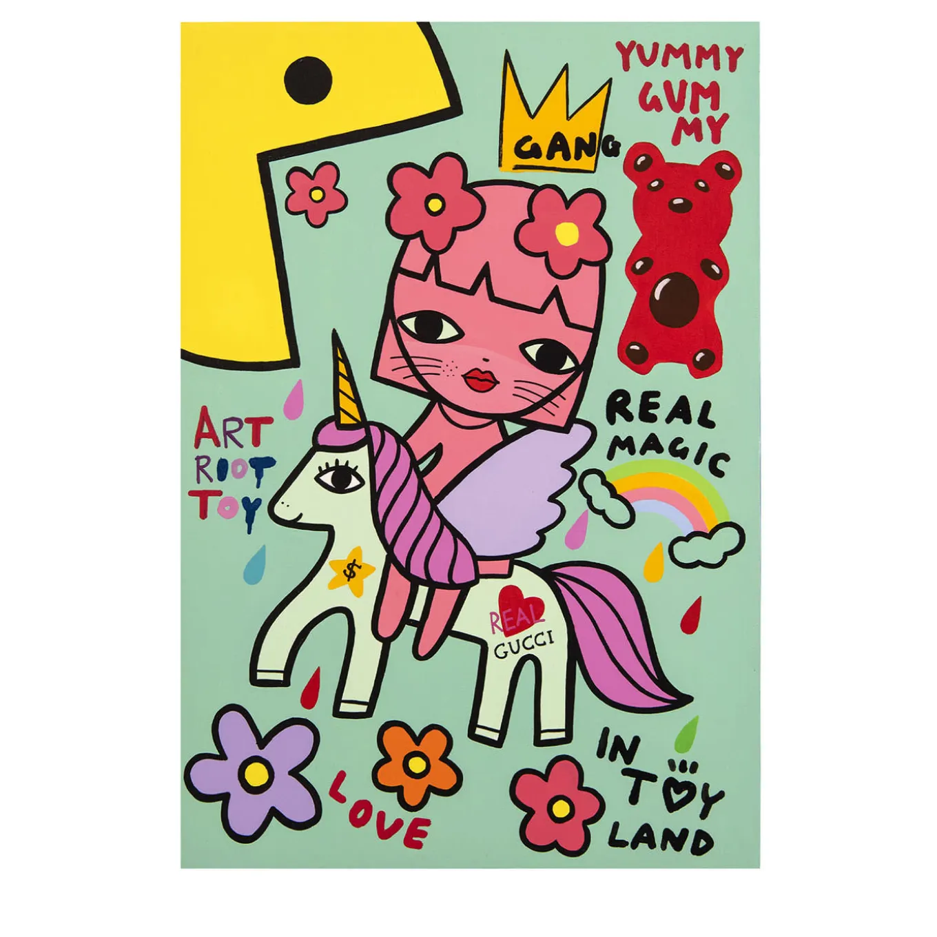 Cavalco il mio unicorno Pittura