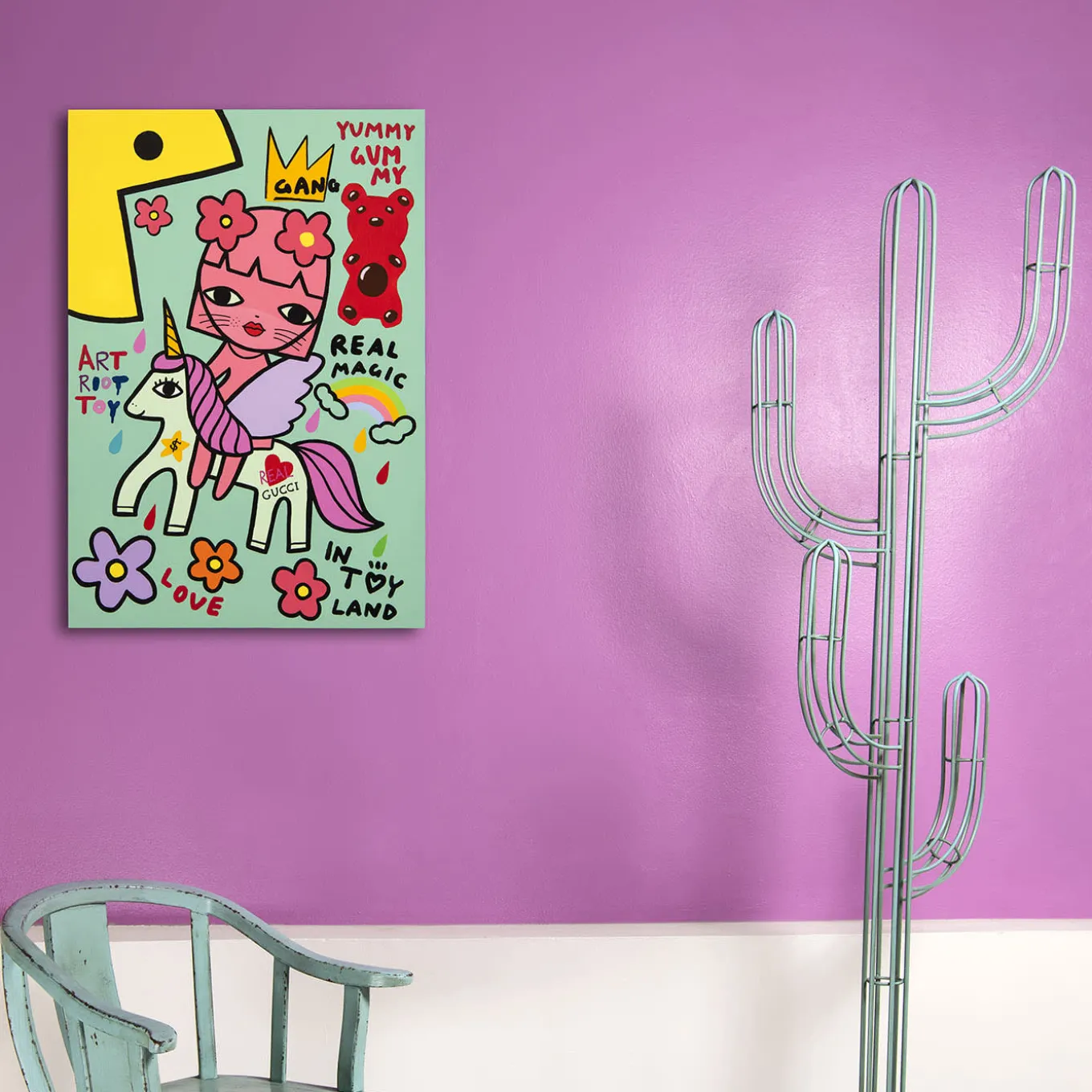 Cavalco il mio unicorno Pittura