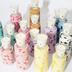 Celeste e Totem Blu con Candela profumata Fragranza Agrumeto