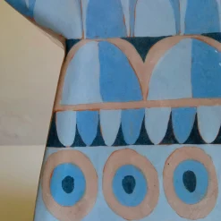 Centro tavola grande Mediterranea azzurro #1