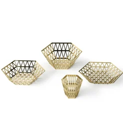 Centrotavola alto Tip Top Gold di Richard Hutten