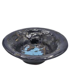 Centrotavola blu e nero