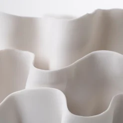 Centrotavola in Porcellana Dorata Posidonia