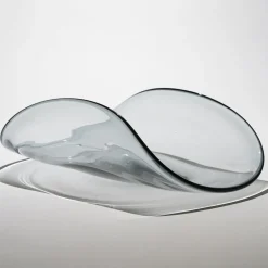 Centrotavola Laguna Stua in acciaio grigio