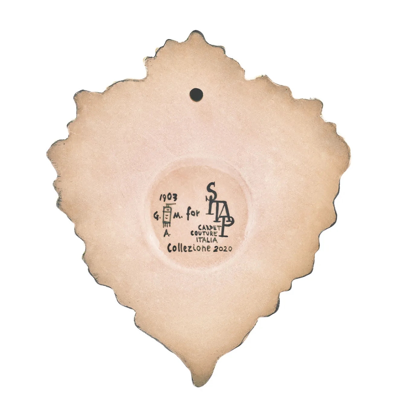 Ceramica decorativa Devotion Small White Gold