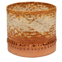 Cestino con sfumature arancioni