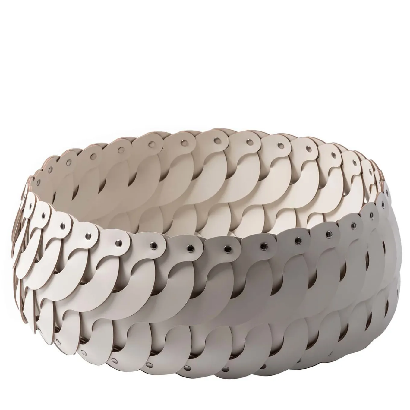 Cestino crema rotondo Alicante