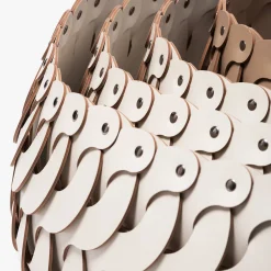 Cestino crema rotondo Alicante