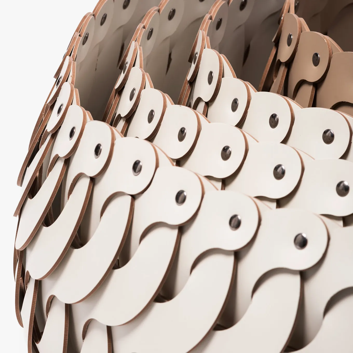 Cestino crema rotondo Alicante