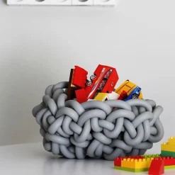 Cestino grigio perla Colosso #1 di Rosanna Contadini