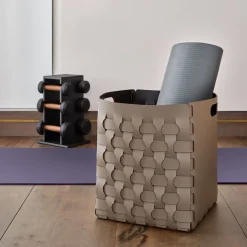 Cestino multiuso Bottega Cappuccino/Cioccolato di E. Borovkova