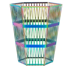 Cestino Portacarte Esagonale Piccolo Tip Top In Acciaio di Richard Hutten