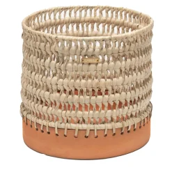 Cestino rigido nudo e arancione