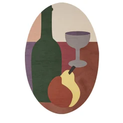 Cezanne Pittura ovale in cemento