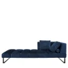 Chaise Longue Asimmetrica Patmos Blu di Terry Dwan