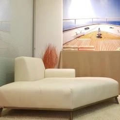 Chaise Longue Bianca Estensibile Di Studio Mamo