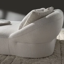 Chaise Longue Compatta Havana Bianca di Palomba Serafini