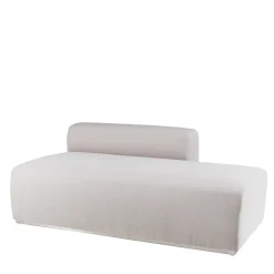 Chaise longue con braccio sinistro Mahè di Angeletti & Ruzza