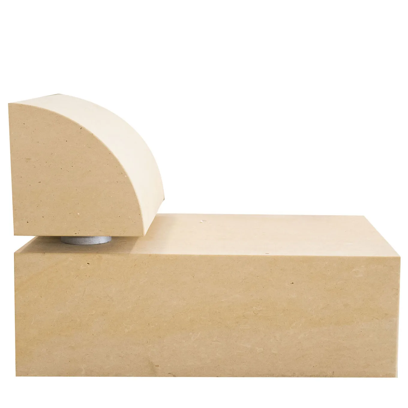 Chaise Longue Fattidipietra A in pietra per interni/esterni di Gumdesign