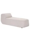 Chaise longue Kids Nuda bianca di Simone Micheli