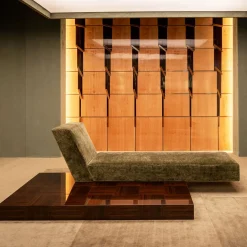 Chaise Longue Verde "Sovrana" di Storagemilano