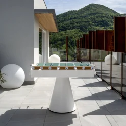 Ciclope Tavolo da calcio bianco di Basaglia + Rota Nodari