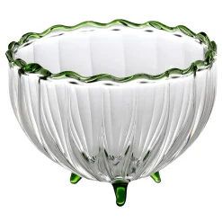 Ciotola di vetro piccola Flora realizzata a mano