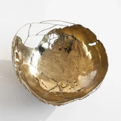 Ciotola in ottone con corteccia