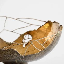 Ciotola in ottone con corteccia