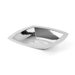 Ciotola Materia Viva Martellata Placcata argento