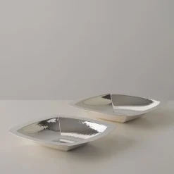 Ciotola Materia Viva Martellata Placcata argento