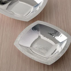 Ciotola Materia Viva Martellata Placcata argento