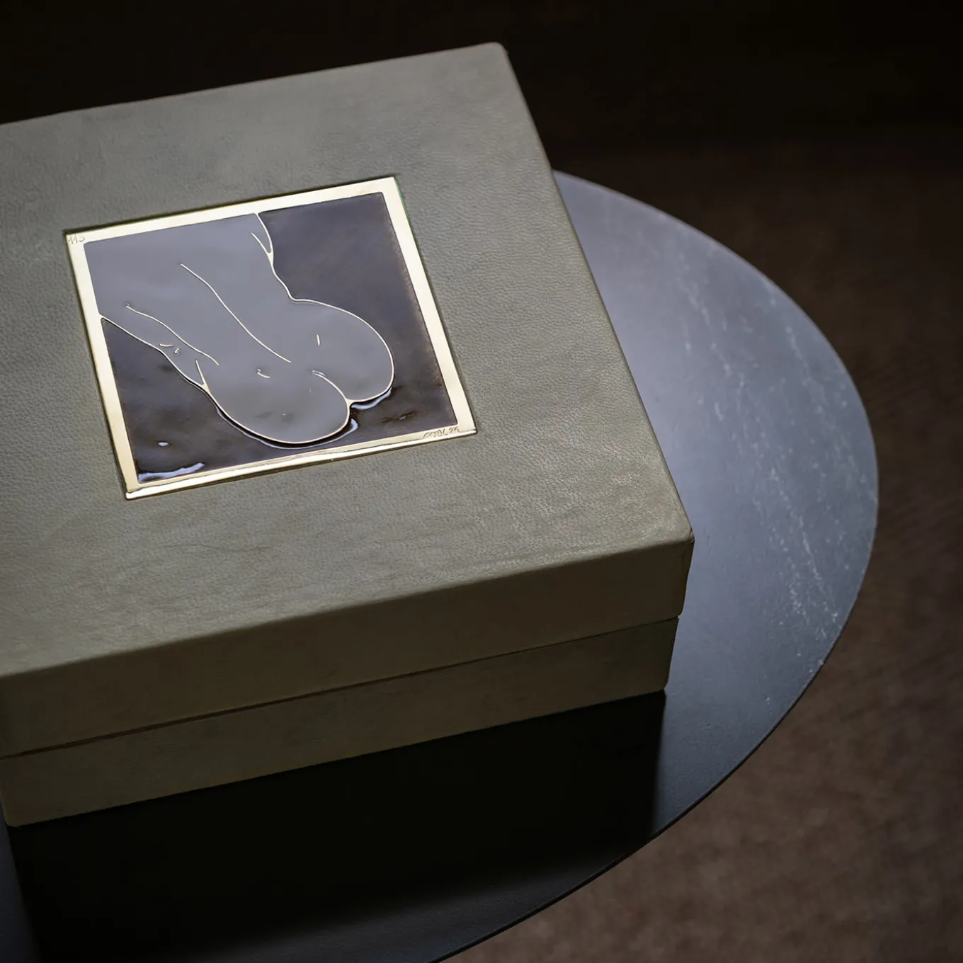 Cloissoné su pergamena Scatola n. 4