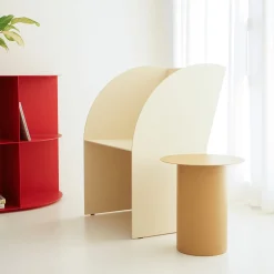 Coimbra 01 Poltrona da esterno in alluminio beige