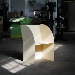 Coimbra 01 Poltrona da esterno in alluminio beige