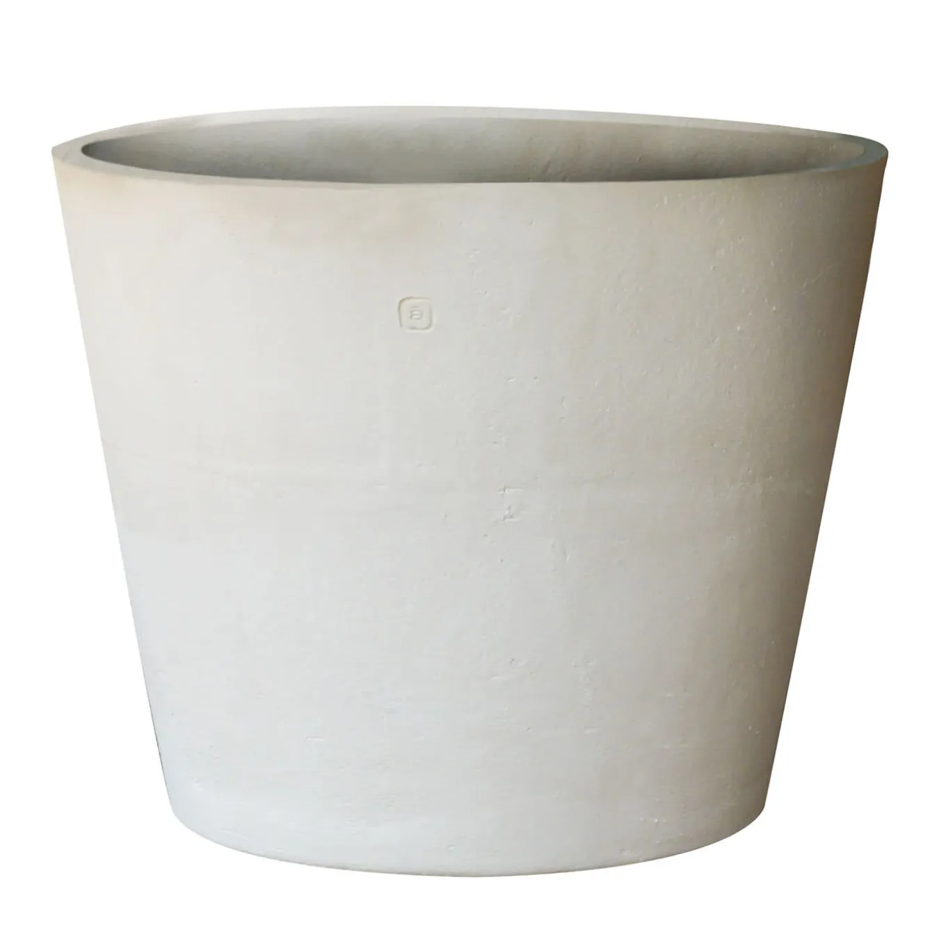Colli Orientali Vaso a V in ceramica bianca
