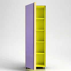 Colonna 01 Set di 4 armadietti blu