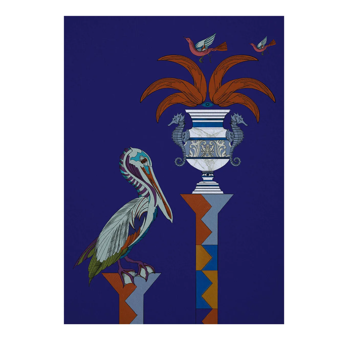 Colonne Stampa su Viscosa - Edizione limitata di 15 pezzi