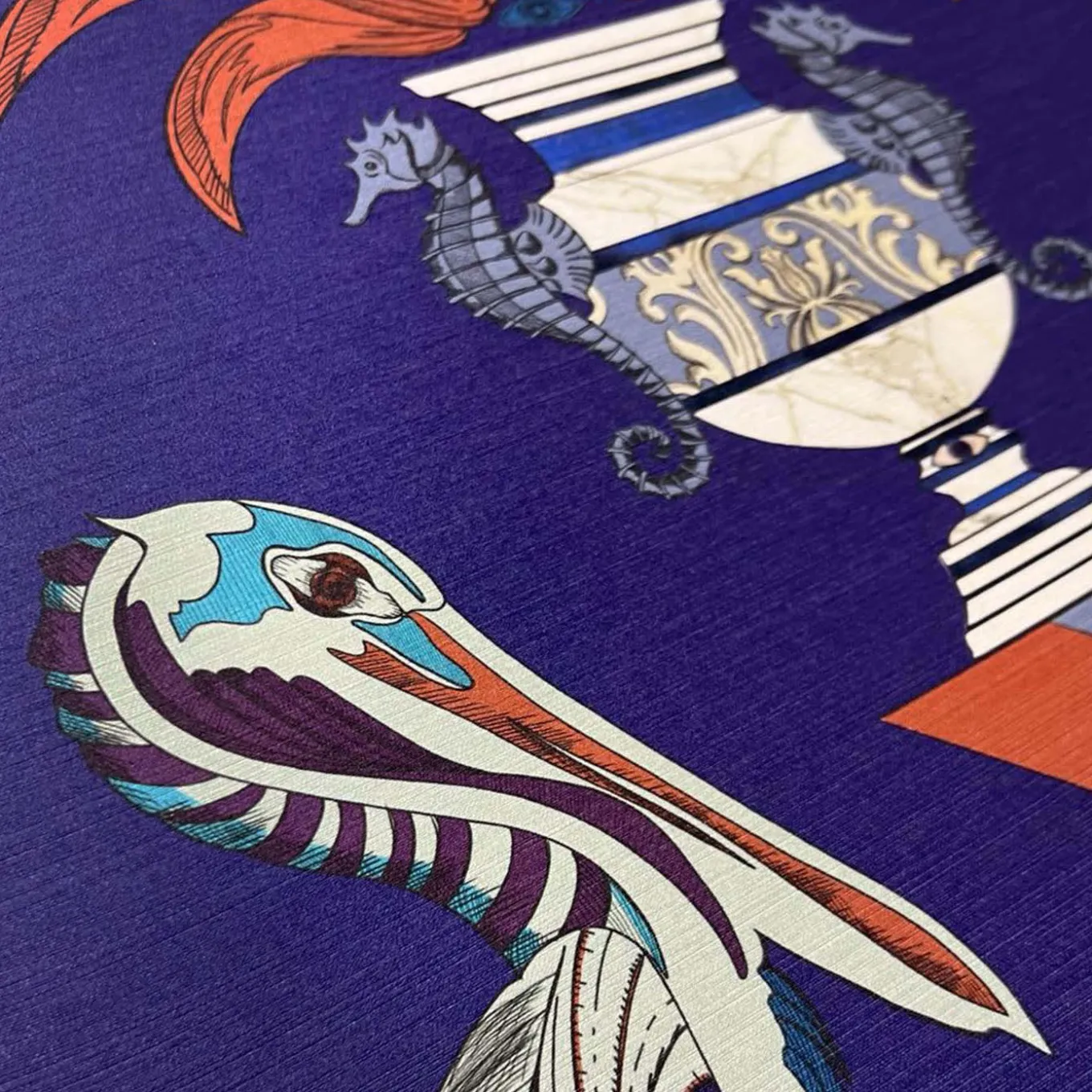 Colonne Stampa su Viscosa - Edizione limitata di 15 pezzi