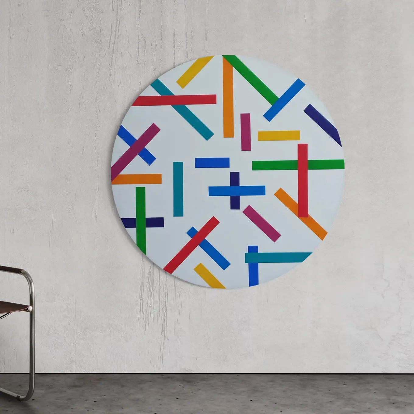 Color Spaces Rhythm and Colors Pittura acrilica su tela