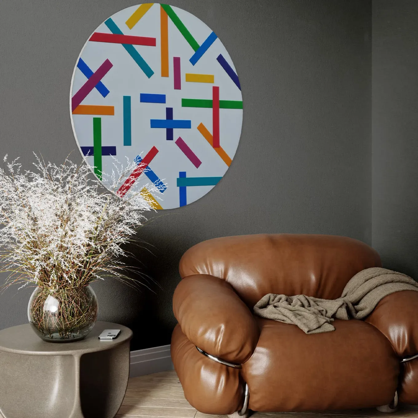 Color Spaces Rhythm and Colors Pittura acrilica su tela