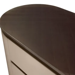 Comò ad anello con piano in metallo