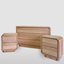 Comò asimmetrico in frassino