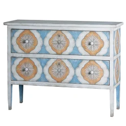 Comò Barberini in legno decorato