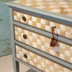 Comò Fiesole dipinto a mano di ispirazione veneziana